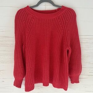Aerie | Size S | Cozy Chunky Knit Red Sweater